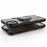 Anti-drop 2-in-1 PC TPU Hybrid Case with Ring Holder Kickstand for iPhone 13 6.1 inch - Black - 5