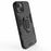 Anti-drop 2-in-1 PC TPU Hybrid Case with Ring Holder Kickstand for iPhone 13 6.1 inch - Black - 6