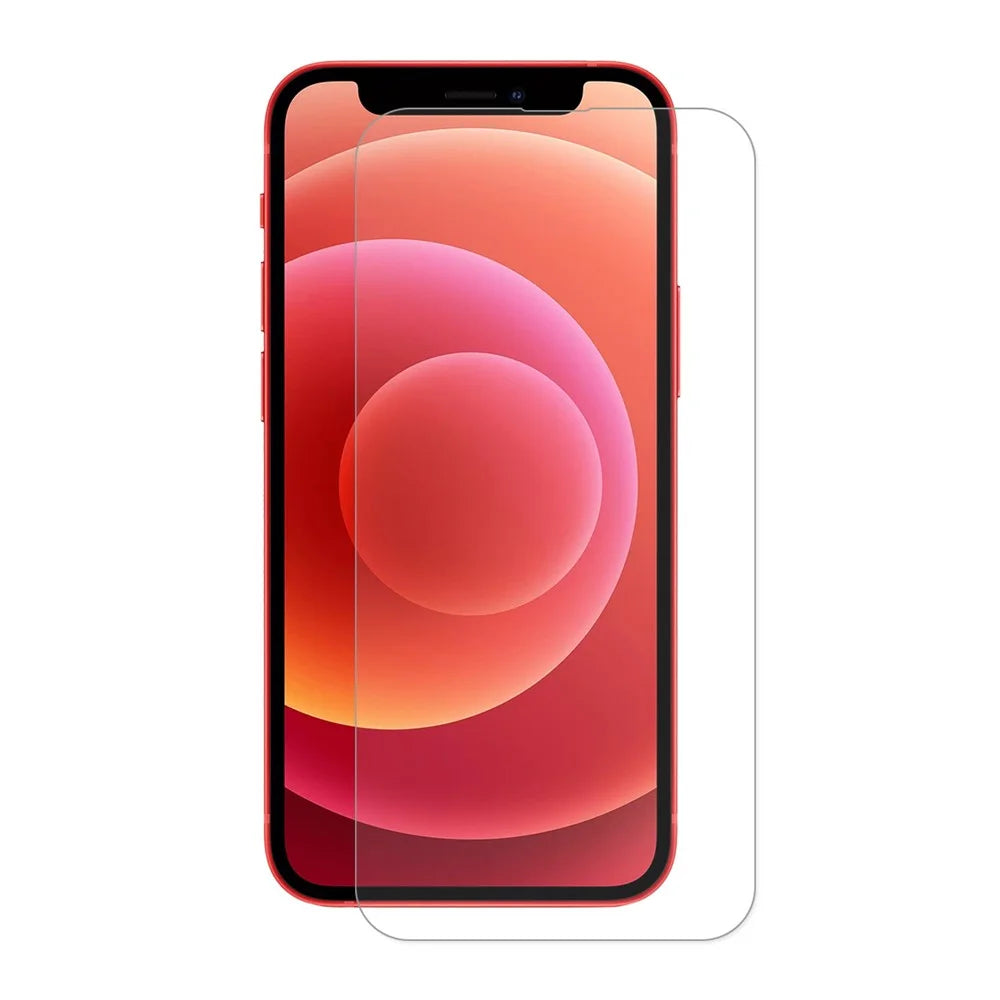 ENKAY HAT PRINCE Four Corner Cushions TPU Cover Case + 9H Hardness Tempered Glass Screen Film for iPhone 13 mini 5.4 inch - 6