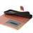 R61 Texture PU Leather Wallet Mobile Cover Shell for iPhone 12 6.1 inch - Rose Gold - 7