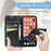 Drop-resistant Big Butterfly Imprinting Leather Wallet Cover with Strap for iPhone 13 6.1 inch - Black - 4