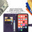 PU Leather Stand Case Wallet Cover with Embossed Mandala Flower for iPhone 13 mini 5.4 inch - Purple - 5