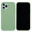 Anti Scratch Liquid Silicone Soft Phone Case Shell for iPhone 13 Pro 6.1 inch - Mint Green - 1