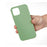 Anti Scratch Liquid Silicone Soft Phone Case Shell for iPhone 13 Pro 6.1 inch - Mint Green - 3
