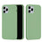 Anti Scratch Liquid Silicone Soft Phone Case Shell for iPhone 13 Pro 6.1 inch - Mint Green - 5