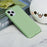 Anti Scratch Liquid Silicone Soft Phone Case Shell for iPhone 13 Pro 6.1 inch - Mint Green - 6
