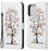 Magnetic Clasp Closure Stylish Pattern Cross Texture Leather Wallet Stand Case for iPhone 13 Pro 6.1 inch - Cats On The Tree - 1