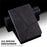 Plain Stitching Leather Tablet Cover with Card Holder and Auto Wake/Sleep Function for iPad mini 4/(2019) 7.9 inch - Black - 5