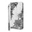 Stand 3D Pattern Printing PU Leather Wallet Magnetic Flip Folio Cover with Strap for iPhone 13 Pro Max 6.7 inch - Lace Flower - 7
