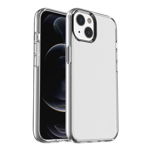 Transparent PC+TPU Back Case Shock-resistant Cover for iPhone 13 mini 5.4 inch - Transparent - 1