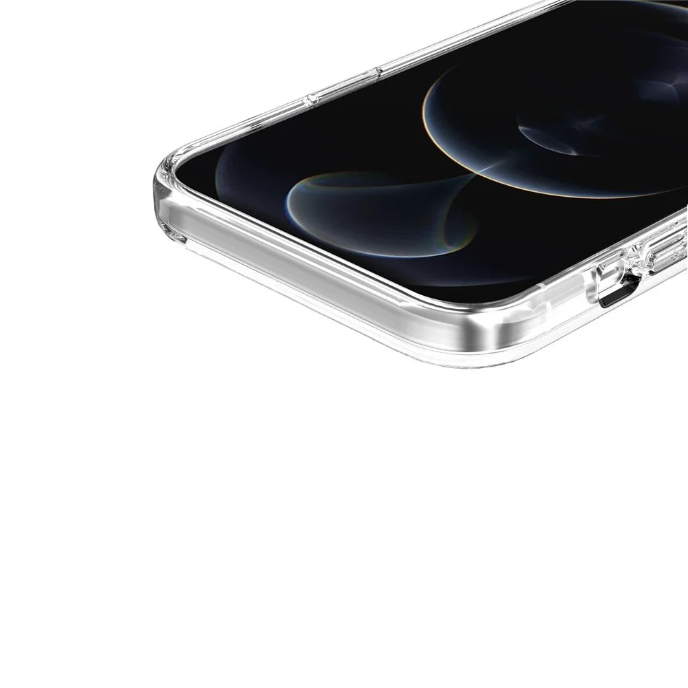 Transparent Scratch-proof PC+TPU Phone Back Case for iPhone 13 6.1 inch - Transparent - 7