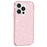 Glitter Bling Powder Phone Case for iPhone 13 Pro Max 6.7 inch, Soft TPU + PC Shockproof Scratch-resistant Cover - Pink - 3