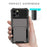 Flip Design Anti-drop Card Holder TPU+PC Hybrid Case for iPhone 13 Pro Max 6.7 inch - White - 3