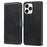 Anti-drop Stand Design Leather Wallet Cell Phone Cover Shell for iPhone 13 Pro Max 6.7 inch - Black - 1