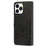 Anti-drop Stand Design Leather Wallet Cell Phone Cover Shell for iPhone 13 Pro Max 6.7 inch - Black - 7