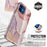 Water Transfer Printing Anti Scratch PC + TPU Phone Case Shell for iPhone 12 /12 Pro - Style G - 4