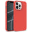 For iPhone 13 Pro 6.1 inch Starry Sky Series Biodegradable Wheat Straw + TPU Phone Case Eco-Friendly Anti-Scratch Back Shell - Red - 1