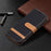 For iPhone 13 Pro Max 6.7 inch Wallet Design Drop-Proof Jeans Cloth Splicing Leather Stand Phone Cover - Black - 6