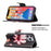 PU Leather Wallet Pattern Printing Stand Feature Magnetic Flip Cover for iPhone 13 Pro 6.1 inch - Lotus - 4