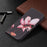 PU Leather Wallet Pattern Printing Stand Feature Magnetic Flip Cover for iPhone 13 Pro 6.1 inch - Lotus - 6