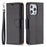 Full Cover Litchi Grain Magnetic Closure Leather Wallet Phone Case for iPhone 13 Pro - Black - 1