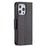 Full Cover Litchi Grain Magnetic Closure Leather Wallet Phone Case for iPhone 13 Pro - Black - 3