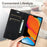 Fantasy Strong Magnet Absorption Drop-Proof Leather Phone Cover Shell for iPhone 13 mini 5.4 inch - Black - 4