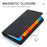 Fantasy Strong Magnet Absorption Drop-Proof Leather Phone Cover Shell for iPhone 13 mini 5.4 inch - Black - 5