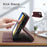 Fantasy Scratch Resistant Leather Phone Wallet Cover Shell with Auto-Absorbed for iPhone 13 6.1 inch - Wine Red - 2