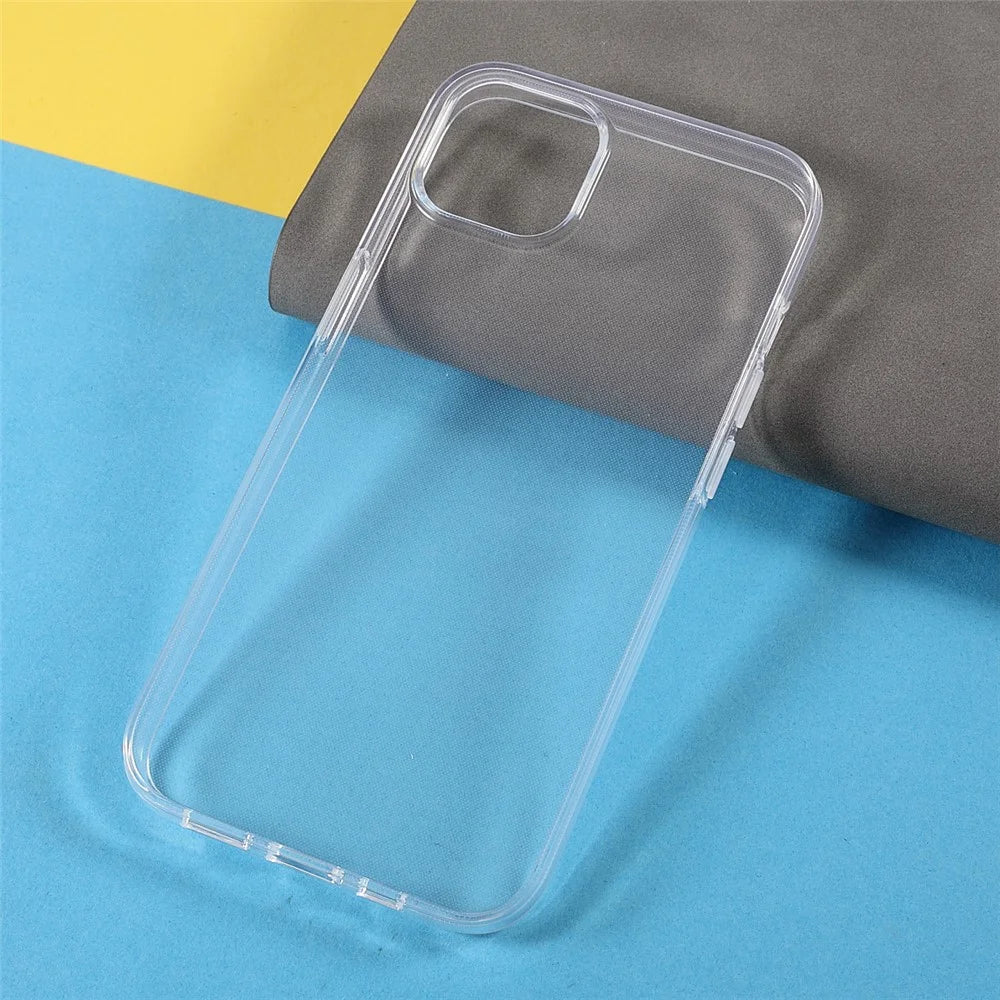 Crystal Clear Shock Absorption High-quality TPU Scratch-Resistant Protective Case Cover for iPhone 13 6.1 inch - Transparent - 3