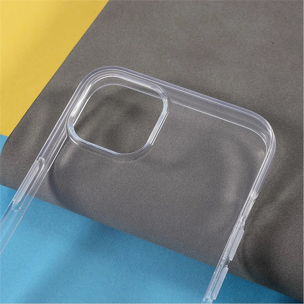 Crystal Clear Shock Absorption High-quality TPU Scratch-Resistant Protective Case Cover for iPhone 13 6.1 inch - Transparent - 4