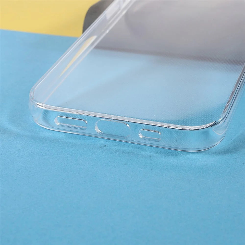 Crystal Clear Shock Absorption High-quality TPU Scratch-Resistant Protective Case Cover for iPhone 13 6.1 inch - Transparent - 5