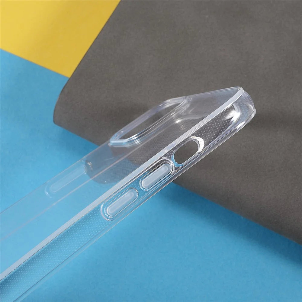 Crystal Clear Shock Absorption High-quality TPU Scratch-Resistant Protective Case Cover for iPhone 13 6.1 inch - Transparent - 7