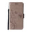Well-protected PU Leather Butterflies Pattern Imprint Wallet Card Slots Phone Stand Case for iPhone 13 Pro 6.1 inch - Grey - 2