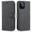 AZNS PU Leather Folio Flip Supporting Stand Wallet Card Slots Design Phone Shell for iPhone 13 Pro 6.1 inch - Black - 1