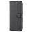 AZNS PU Leather Folio Flip Wallet Stand Full Protect Design Phone Shell for iPhone 13 6.1 inch - Black - 2