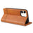 AZNS Shockproof Auto-absorbed Wallet Design PU Leather Folio Flip Phone Cover for iPhone 13 Pro 6.1 inch - Coffee - 6