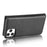 DG.MING For iPhone 13 Pro Max 6.7 inch Comfortable Hand Feeling Anti-scratch Split Leather Wallet Design Detachable 2-in-1 Phone Cover - Black - 5