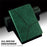 Leather Auto Wake / Sleep Tablet Stand Cover with Card Holder for iPad Air 11 (2026) / (2025) / (2024) / Air (2022) / (2020) - Green - 4