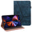Leather Tablet Stand Cover with Auto Wake/Sleep Function and Card Holder for iPad Pro 12.9-inch (2021) - Blue - 1