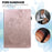 Flower Pattern Leather Tablet Stand Cover with Card Holder for iPad Air 11 (2026) / (2025) / (2024) / Air (2022) / (2020) - Rose Gold - 3