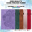 Flower Pattern Leather Tablet Stand Cover with Card Holder for iPad Air 11 (2026) / (2025) / (2024) / Air (2022) / (2020) - Rose Gold - 7