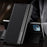 Strong Magnet Leather with PC Inner Folio Flip Plated Stand Case for iPhone 13 mini 5.4 inch - Black - 2
