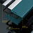 Auto Absorption Anti-Shock Folio Flip Plated Leather Stand Case for iPhone 13 Pro 6.1 inch - Dark Blue - 3