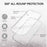 TPU + PC Combo Transparent LA1 Series Gradient 3-in-1 Hybrid Case with Built-in PET Screen Protector for iPhone 13 Pro 6.1 inch - Transparent - 4