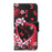 Handy Strap Pattern-Printing Full Protection Leather Cell Case with Wallet and Stand for iPhone 13 Pro Max 6.7 inch - Heart - 2