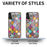 Shock-Absorbed Built-In Metal Sheet Phone Protector Glass Hybrid Case with Lanyard for iPhone 13 Pro 6.1 inch - Color Pattern - 5
