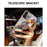 Shock-Absorbed Built-In Metal Sheet Phone Protector Glass Hybrid Case with Lanyard for iPhone 13 Pro 6.1 inch - Color Pattern - 6