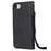 For iPhone 7 4.7 inch / 8 4.7 inch / SE (2020) / SE (2022) Case Solid Color Leather Mobile Cover Wallet Stand with Strap - Black - 3