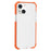 Transparent Acrylic Clear Thickened Four Corners Shockproof Protective Phone Case Cover for Apple iPhone 13 6.1 inch - Orange - 3